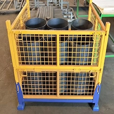steel crates for pallet storage