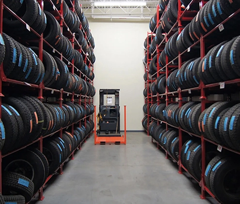 truck tyre storage racks